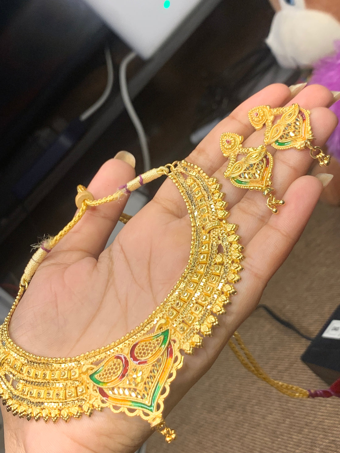 Shinoraa Necklace & Earrings Combo – Elegant Jewelry Set for Women